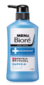 Men’s Biore +Deodorant Cool Body Wash