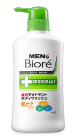 Men’s Biore +Deodorant Skin Care Body Wash